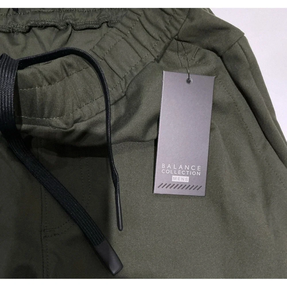 Balance Collection Pants Joggers Mens Small Green NWT Athleisure Loungewear